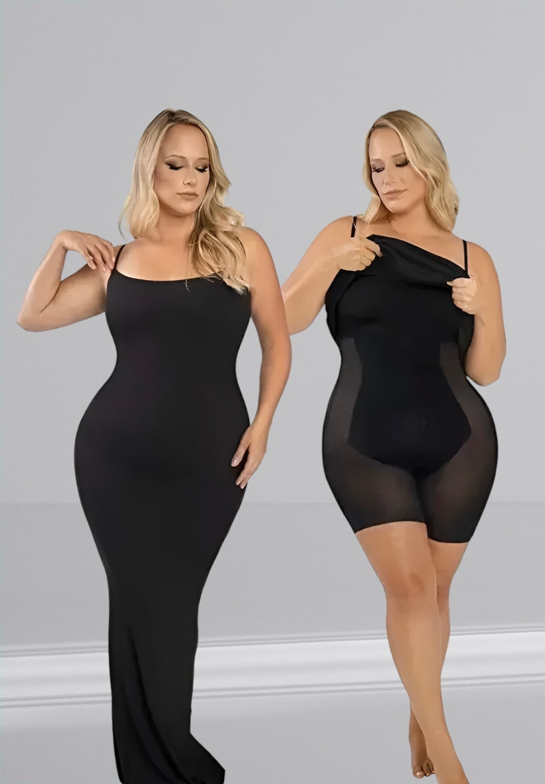 Shapewear- Maxi-jurk