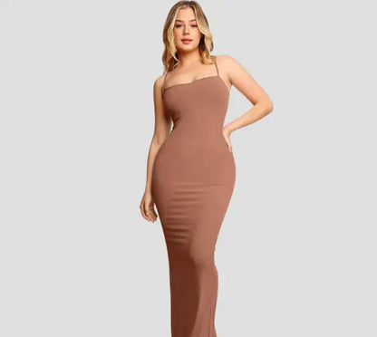 Shapewear- Maxi-jurk